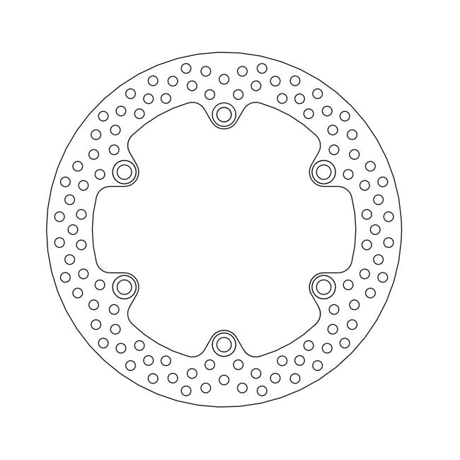 Moto-Master Halo Series Brake Rotor – Rear: HONDA: 17 CB 1100 RS (Cast…
