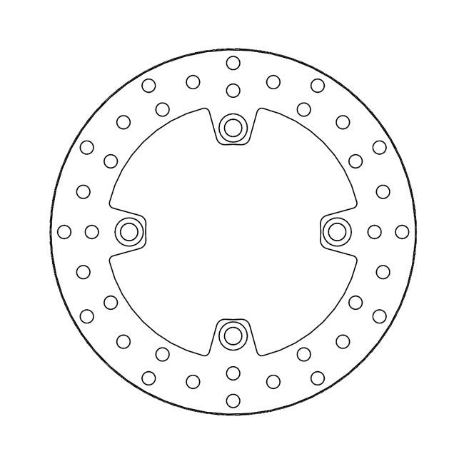 Moto-Master Halo Series Brake Rotor – Rear: HONDA: 1982–1988 CB 400 N…