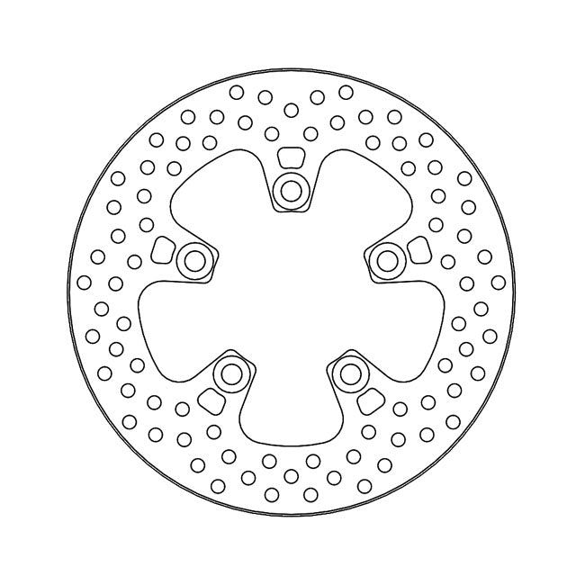 Moto-Master Halo Series Brake Rotor – Rear: KAWASAKI: 1996–2003 ZX-7R Ninja…
