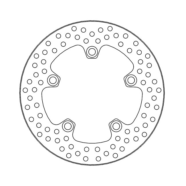 Moto-Master Halo Series Brake Rotor – Rear: YAMAHA: 2017–2022 MT-10 1000 SP…