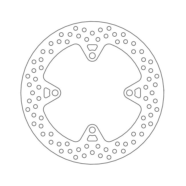 Moto-Master Halo Series Brake Rotor – Rear: KAWASAKI: 2015–2016 Versys 1000…