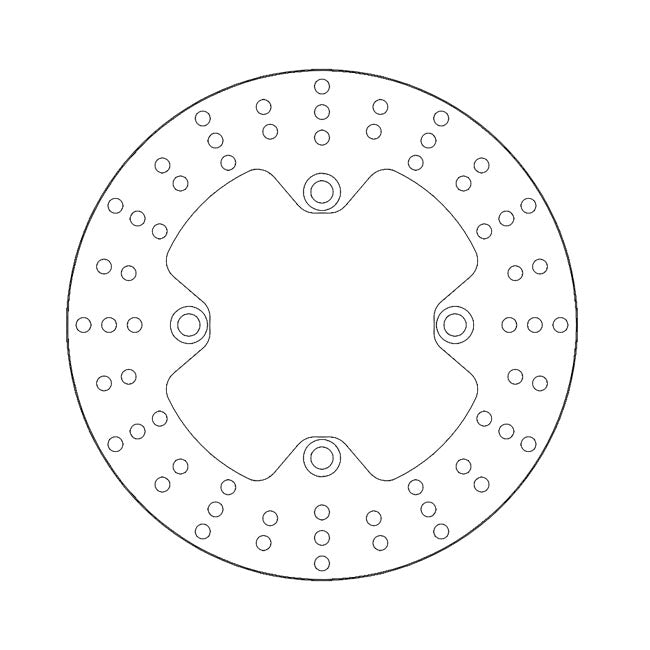Moto-Master Halo Series Brake Rotor – Rear: HONDA: 1997–2003 CB 500; 1992–2001…