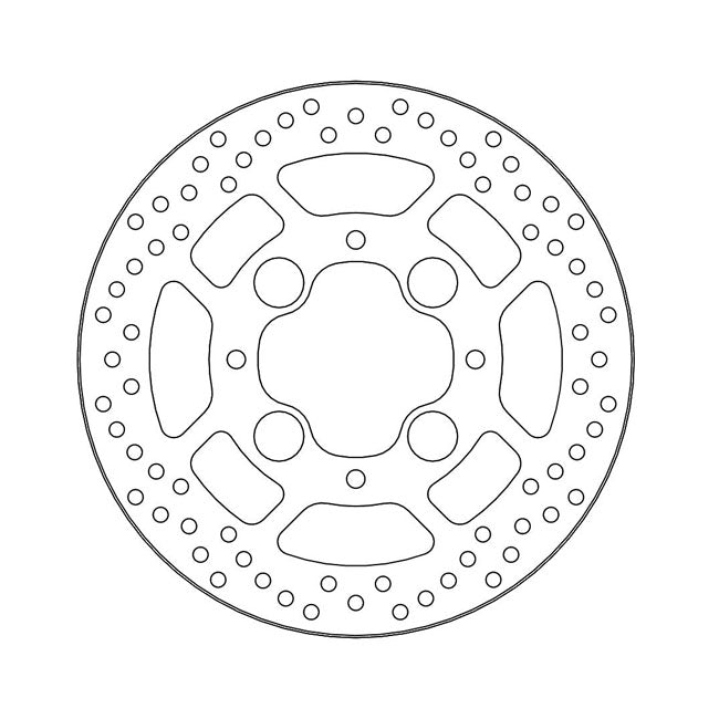 Moto-Master Halo Series Brake Rotor – Rear: HONDA: 2008–2016 CB 1000 R…