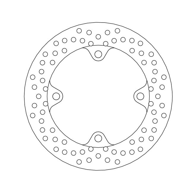 Moto-Master Halo Series Brake Rotor – Rear: HONDA: 2009–2016 CBR 1000 RR…