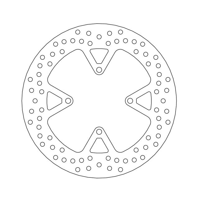 Moto-Master Halo Series Brake Rotor – Rear: SUZUKI: 1990–1997 Bandit 400…