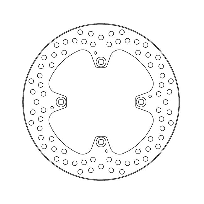 Moto-Master Halo Series Brake Rotor – Rear: DUCATI: 2014–2016 Hypermotard 821…