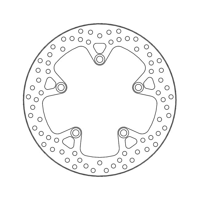 Moto-Master Halo Series Brake Rotor – Rear: HONDA: 14 CB 1100 EX (Cast Wheel)…