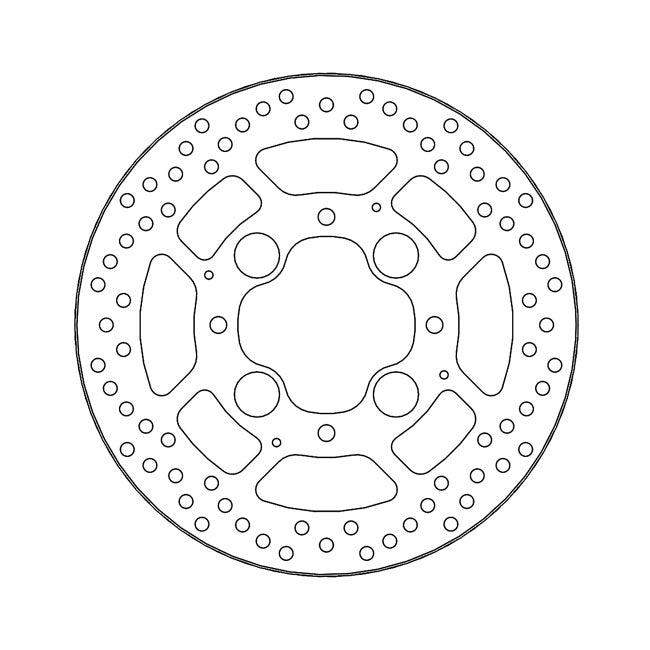 Moto-Master Halo Series Brake Rotor – Rear: HONDA: 2008–2016 CB 1000 RA (ABS)…