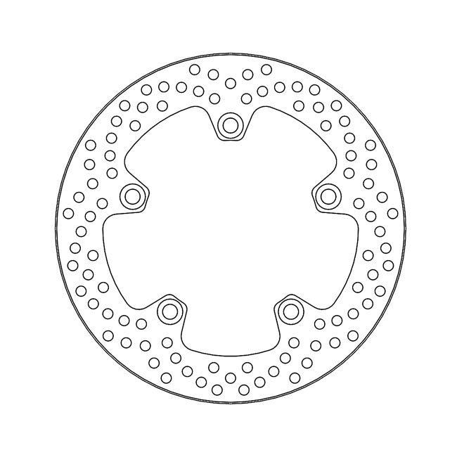 Moto-Master Halo Series Brake Rotor – Rear: SUZUKI: 2007–2012 SV 650 S (ABS)…