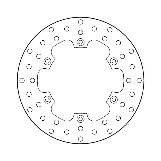 Moto-Master Halo Series Brake Rotor – Rear: YAMAHA: 1993–2004 TT 600 R