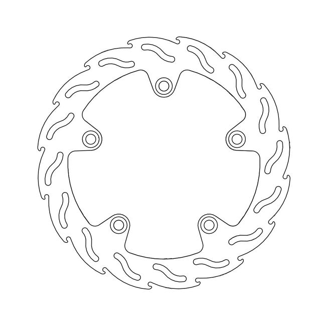 Moto-Master Flame Series Brake Rotor – Rear: BMW: 18-Up F 750 GS ; 2014–2016 F…