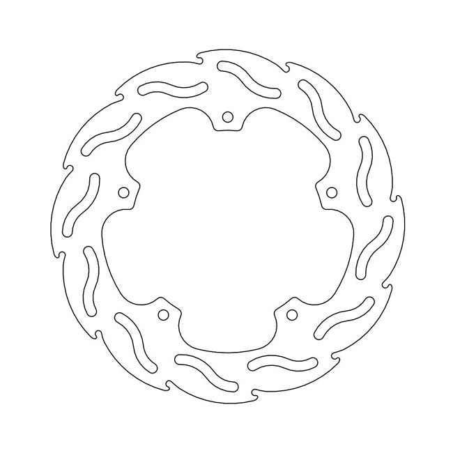 Moto-Master Flame Series Brake Rotor – Rear: BMW: 2011–2014 HP4 1000…