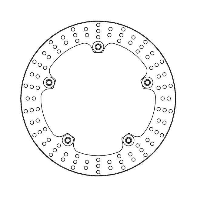 Moto-Master Halo Series Fixed Rivited Brake Rotor – Front Left & Right: BMW: 2007–2009 R…