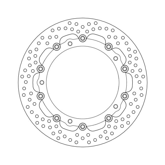Moto-Master Halo Series Floating Brake Rotor – Front Left & Right Applications: BMW:…