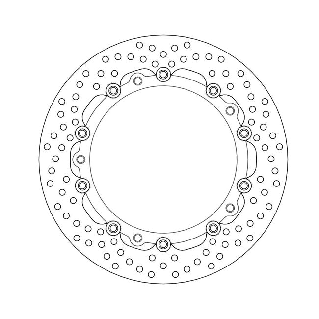 Moto-Master Halo Series Floating Brake Rotor – Front Left & Right: BMW: 1997–2000 R 850…