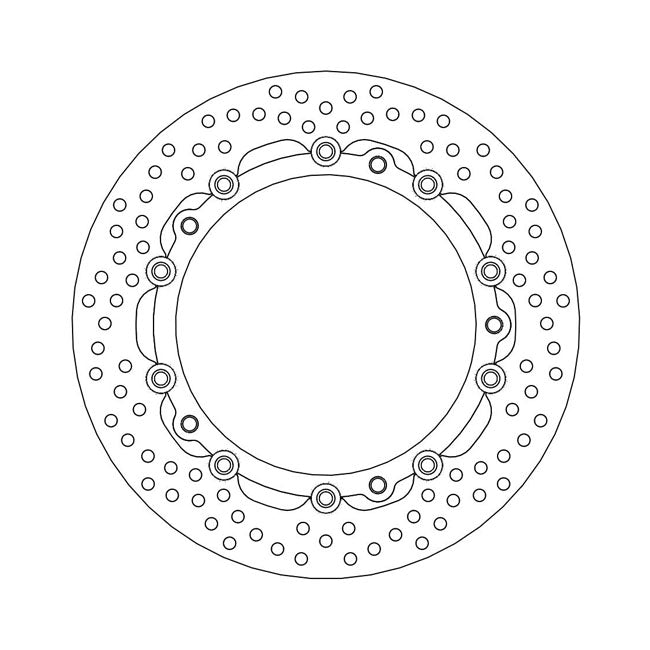 Moto-Master Halo Series Floating Brake Rotor – Front Left & Right: BMW: 18-Up F 750 GS…