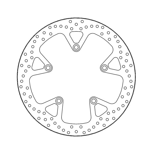 Moto-Master Halo Series Brake Rotor – Rear: BMW: 18-Up K 1600 B (HP Wheel)…
