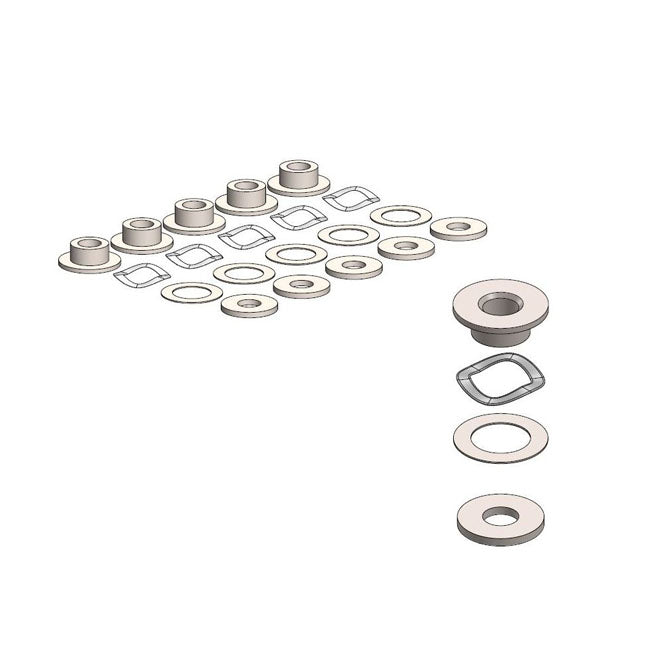 Moto-Master BMW Brake Rotor Fitting Kit – BMW: 18-Up F 750 GS; 2014-2016 F 800 GT…