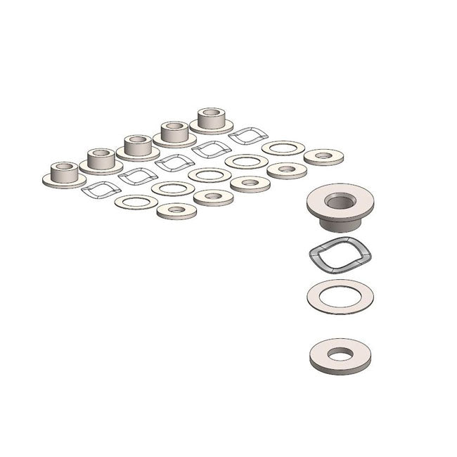 Moto-Master BMW Brake Rotor Fitting Kit – BMW: 2013-2016 S 1000 R (K47) (Standard…