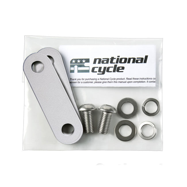 National Cycle NC Paladin® Comfort Bars Mount Kit 76mm Silver – 2018–2020 Honda Gold Wing GL1800/GL1800…