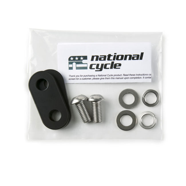 National Cycle NC Paladin® Comfort Bars Mount Kit 38mm Black – 2018–2020 Honda Gold Wing GL1800/GL1800…