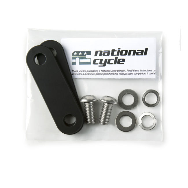 National Cycle NC Paladin® Comfort Bars Mount Kit 76mm Black – 2018–2020 Honda Gold Wing GL1800/GL1800…