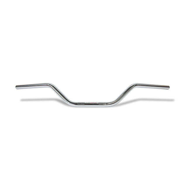 Fehling Crc Tour Bar "Middle" 7/8". 12 cm High. Chrome – Most Bikes with 7/8" (22 mm) Handlebars