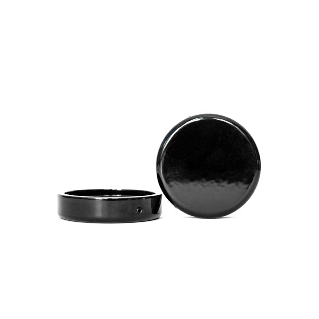 Killer Custom Fork Tube Cap Bolt Cover Set, Black, 2-Piece – Street Bob and Softail Standard