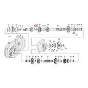 MCS Thrust Washer, Mainshaft. Left – 1956 KH; 57-E79 XL Sportster