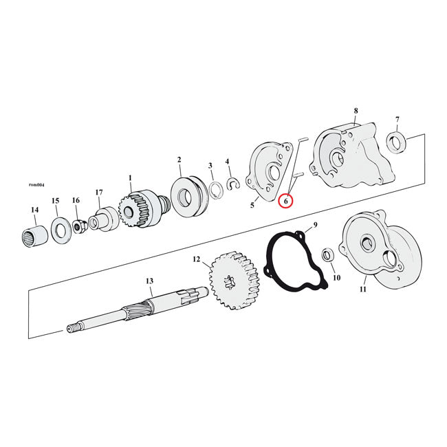 MCS Roll Pin – 1971–1985 FX; 1965–1984 FL : Inner to…