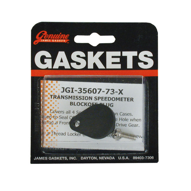 James Gaskets Speedo Drive Block-off Plug & Bolt Kit – 1936–1984 4-Speed Big Twin with…