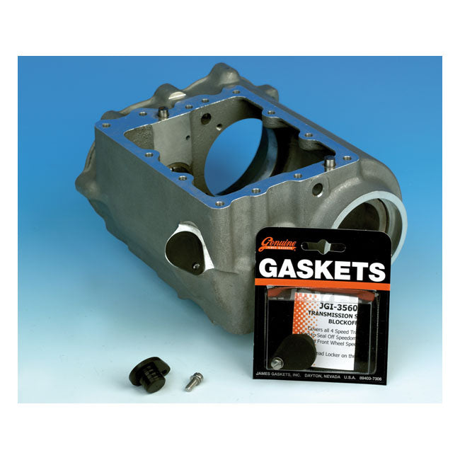 James Gaskets Speedo Drive Block-off Plug & Bolt Kit – 1936–1984 4-Speed Big Twin with…