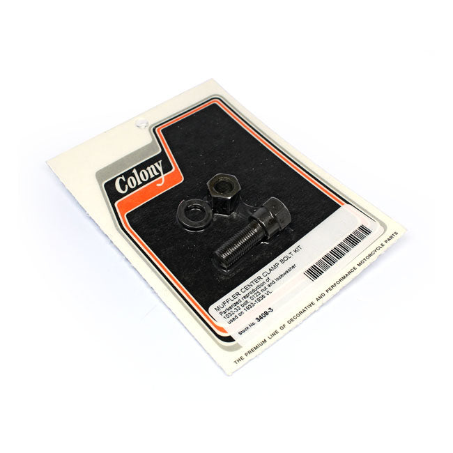 Colony Muffler Centre Clamp Bolt Kit – 1932–1936 H-D Vl Models