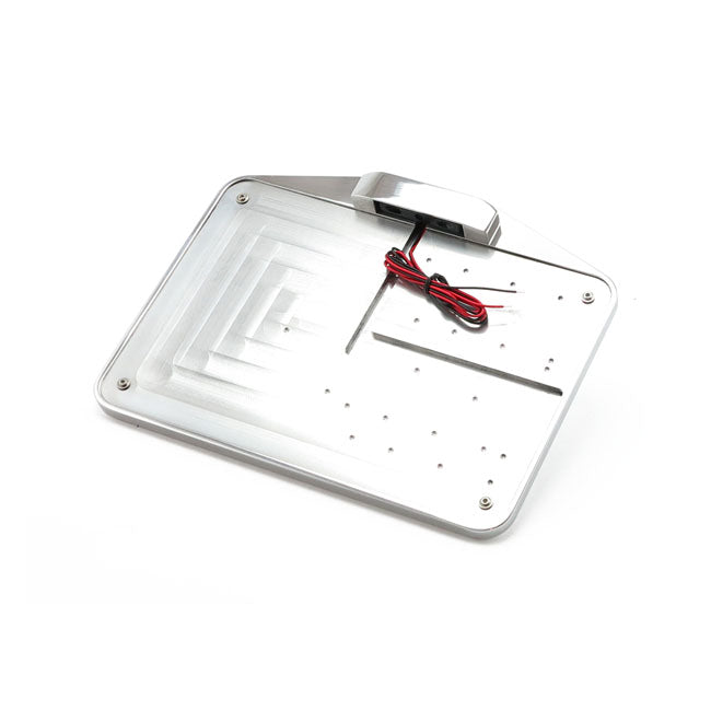 Cpv Licence Plate Holder Only W/LED Platelight EU. Polished