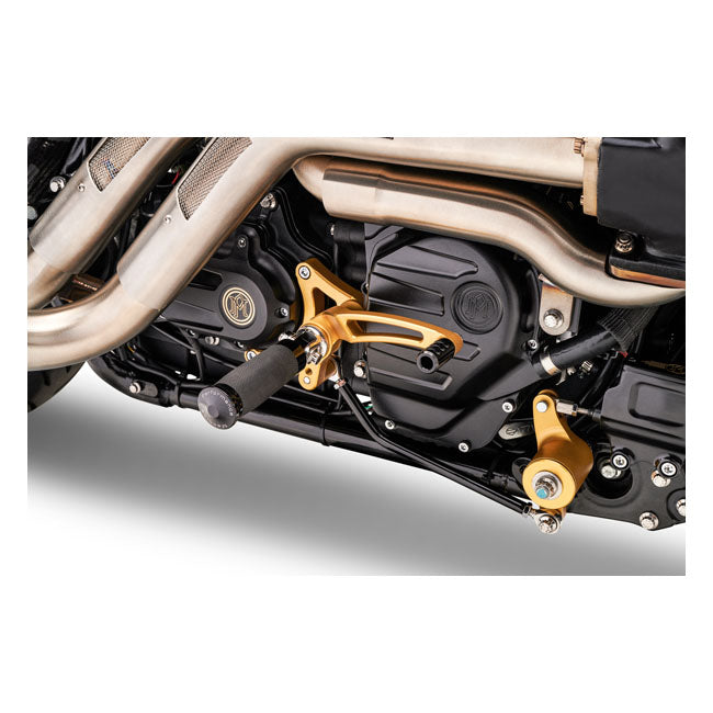 Performance Machine Mid Controls. Gold Ops – 2018–2025 Softail