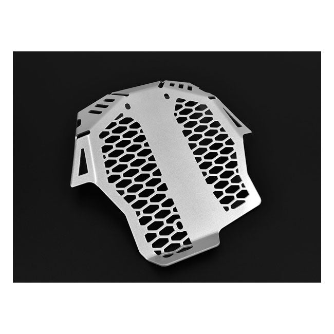 Zieger Radiator Cover # 1 Silver – Honda: 2015–2019 VFR 800 X Crossrunner