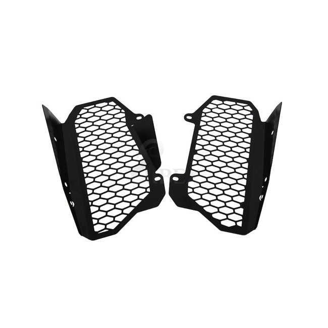 Zieger Radiator Cover # 1 Black – Honda: 2016–2019 CRF 1000 L Africa Twin