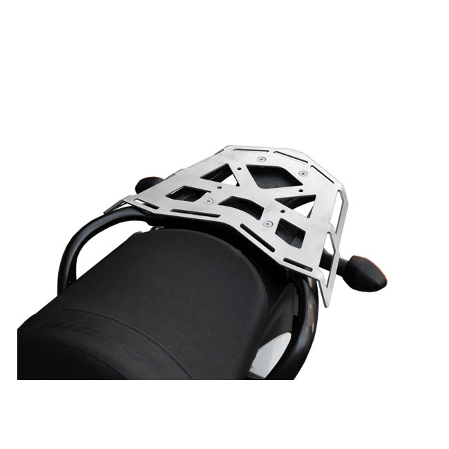 Zieger Luggage Rack Silver – Suzuki: 2004–2016 DL 650 V-Strom