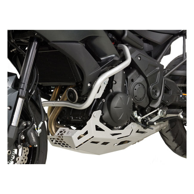 Zieger Engine Guard Silver – Kawasaki: 2015–2018 Versys 650