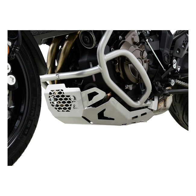 Zieger Engine Guard Silver – Yamaha: 2016–2019 MT-07 Tracer