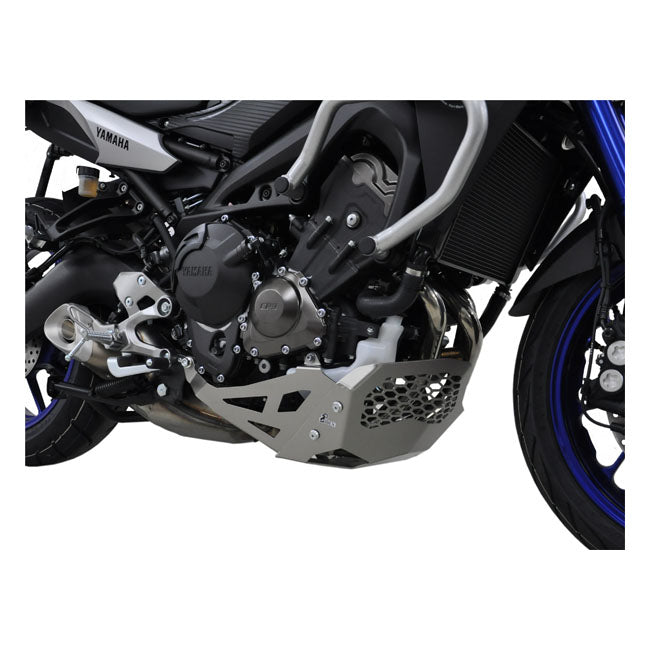 Zieger Engine Guard Silver – Yamaha: 2015–2020 MT-09 Tracer
