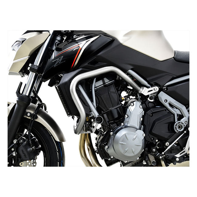 Zieger Crash Bar Silver – Kawasaki: 2017–2021 Z 650