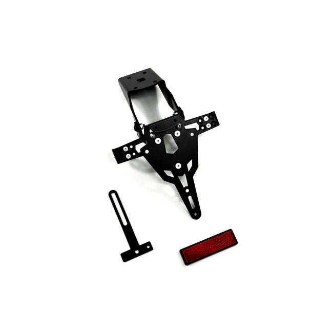 Zieger License Plate Bracket Pro Black – Kawasaki: 2014–2018 Z1000