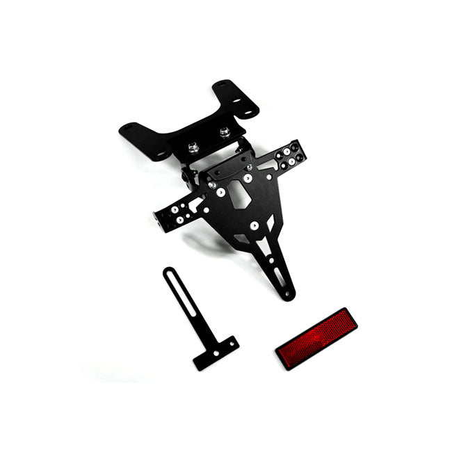 Zieger License Plate Bracket Pro Black – Suzuki: 2006–2007 GSX-R 600 / 750