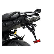 Zieger License Plate Bracket Pro Black – Yamaha: 2015–2019 MT-09 Tracer