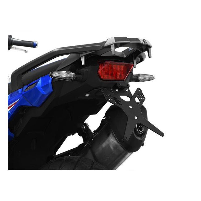 Zieger License Plate Bracket X-Line Black – Honda: 2018–2019 CRF 1000 L Africa Twin