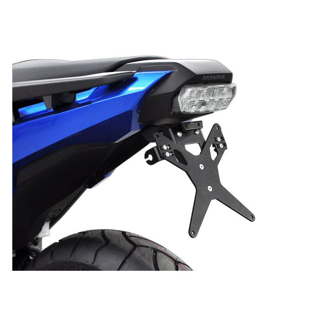Zieger License Plate Bracket X-Line Black – Honda: 2016–2020 NC 750 S / X