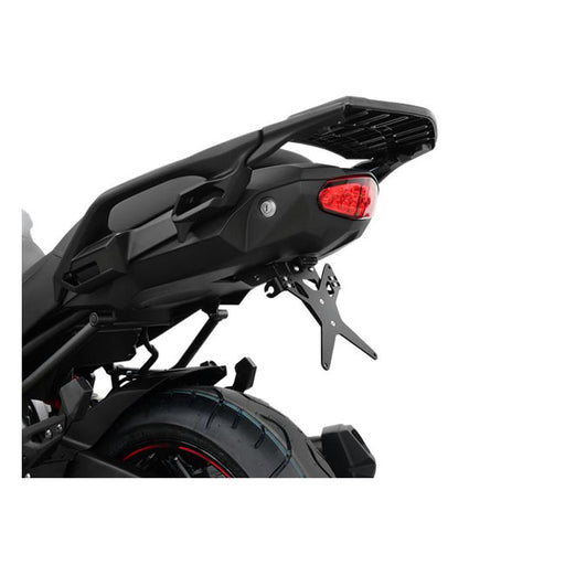 Zieger License Plate Bracket X-Line Black – Kawasaki: 2017–2018 Versys 1000