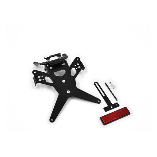Zieger License Plate Bracket X-Line Black – Kawasaki: 2010–2014 Versys 650