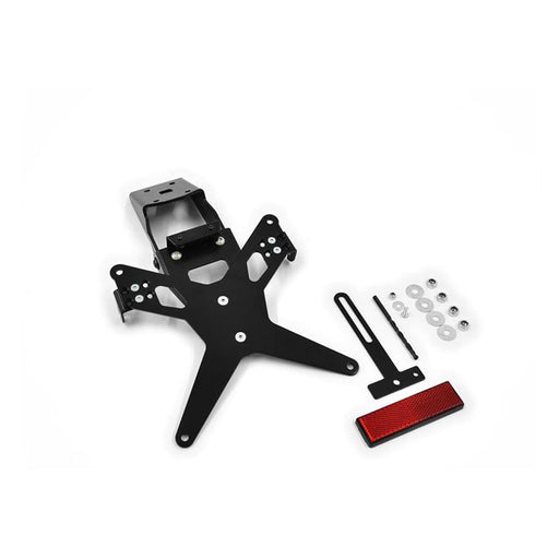 Zieger License Plate Bracket X-Line Black – Kawasaki: 2010–2013 Z 1000; 2011–2016 Z…